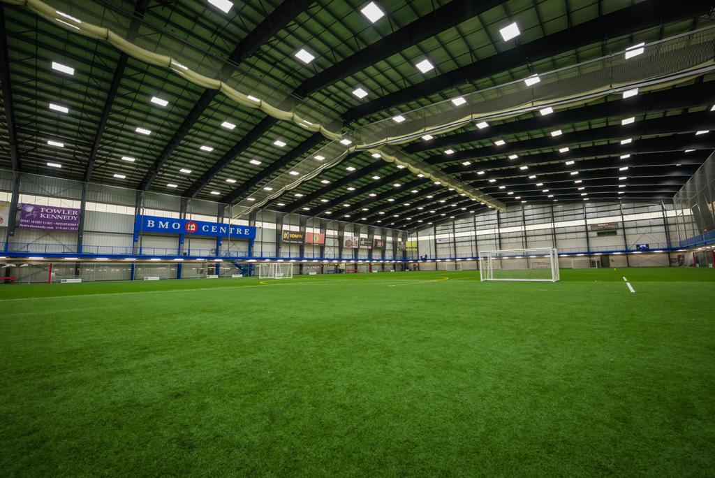 BMO Centre indoor turf field