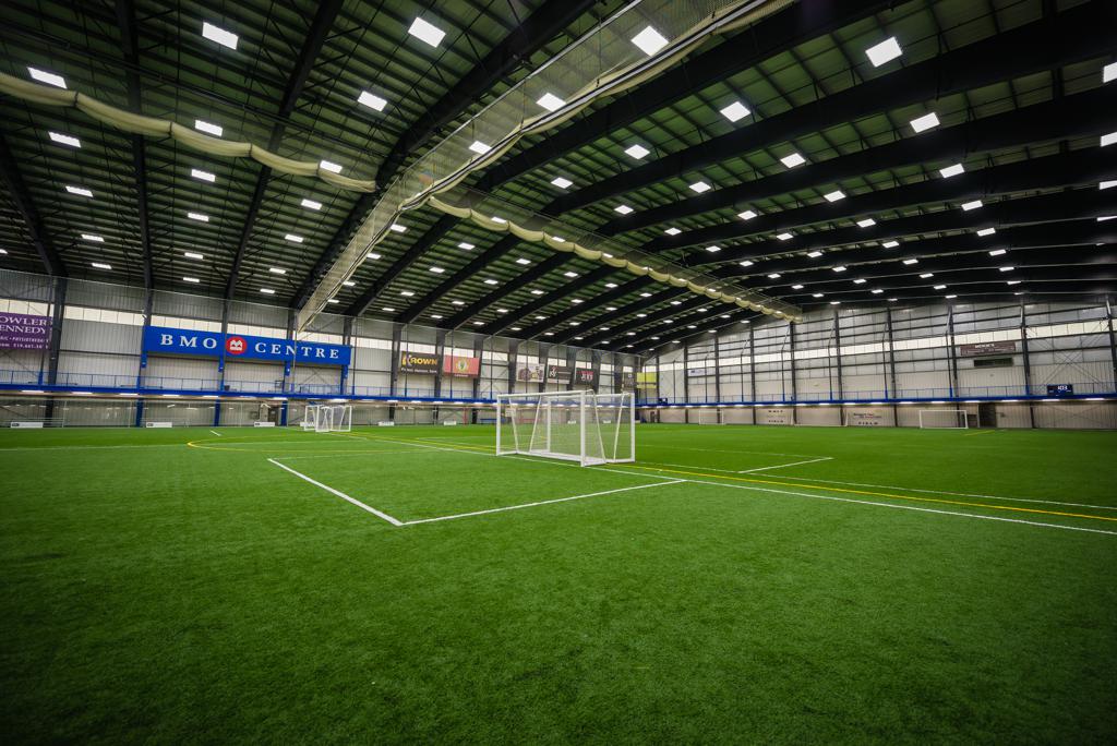 Indoor field facility interior