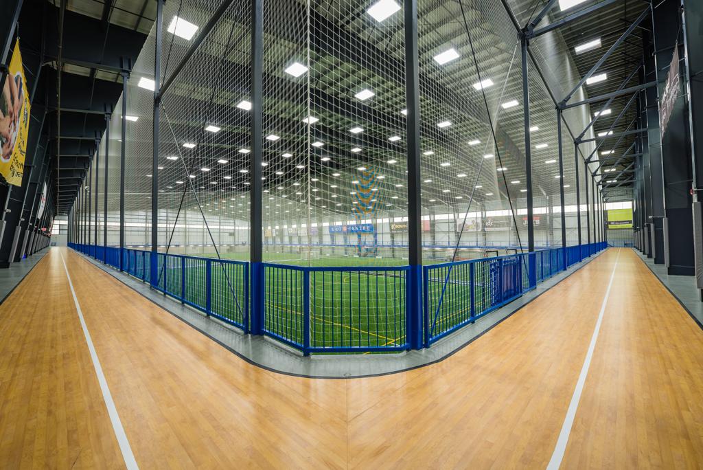 Indoor walking track at the BMO Centre London